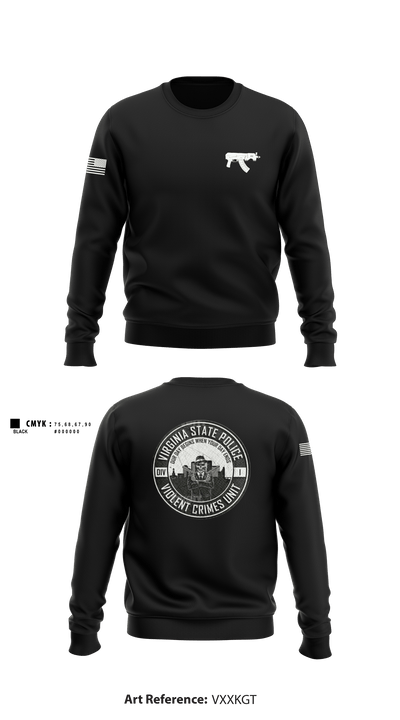 Violent Crimes Unit 81927816 Crew Neck Sweatshirt - 1