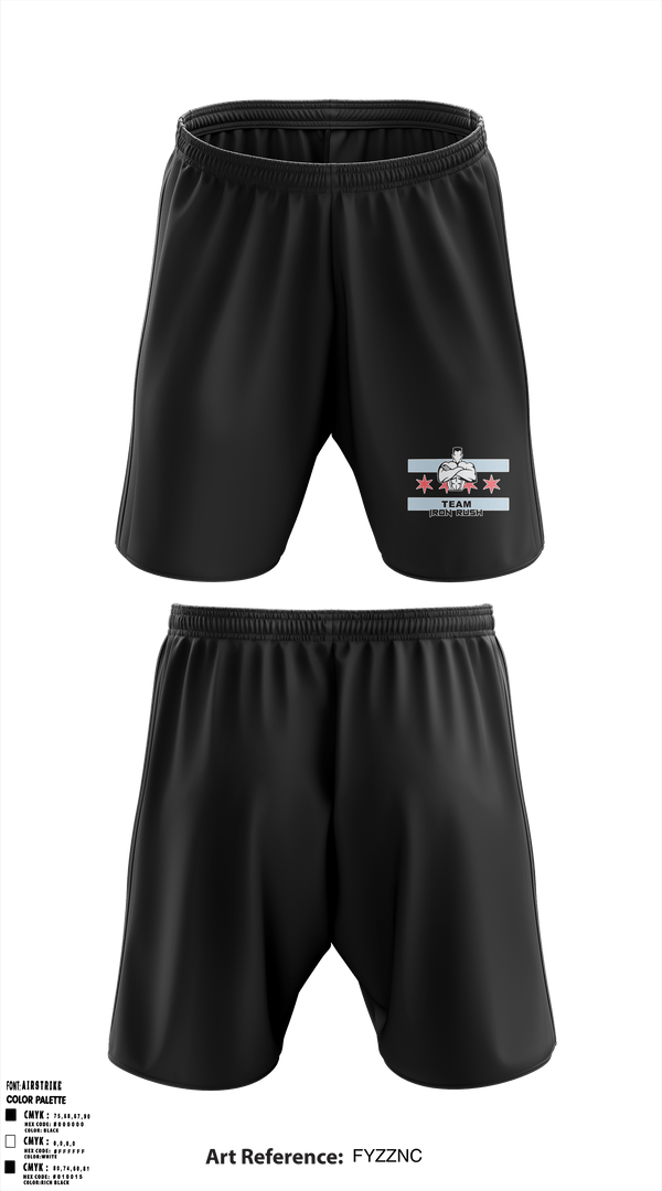 Athletic Shorts With Pockets, Team Iron RushTeam Iron Rush, , Teamtime, Team time, sublimation, custom sports apparel, team uniforms, spirit wear, spiritwear, sports uniforms, custom shirts, team store, custom team store, fundraiser sports, apparel fundraiser
