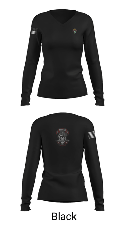 Rangers 76653179 Women's Long Sleeve V-neck Shirt - 39