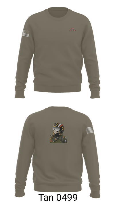 B Co., 326 BEB, 1 BCT, 101st ABN DIV (AASLT) 89125861 Crew Neck Sweatshirt - 11