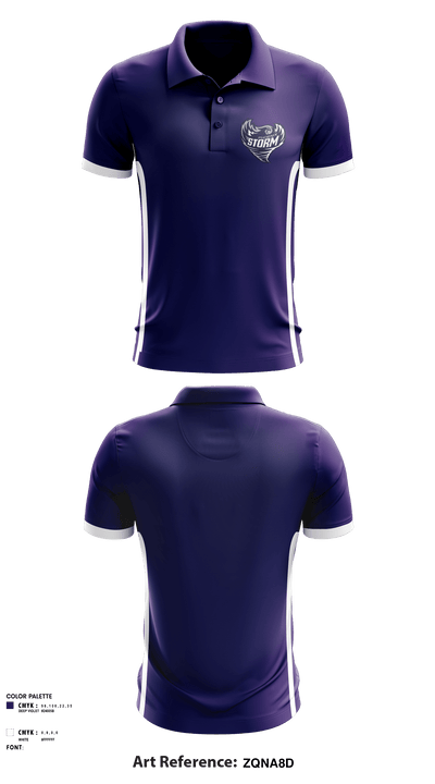 North Valley Youth Sports Football 94944381 Short Sleeve Performance Polo - 1