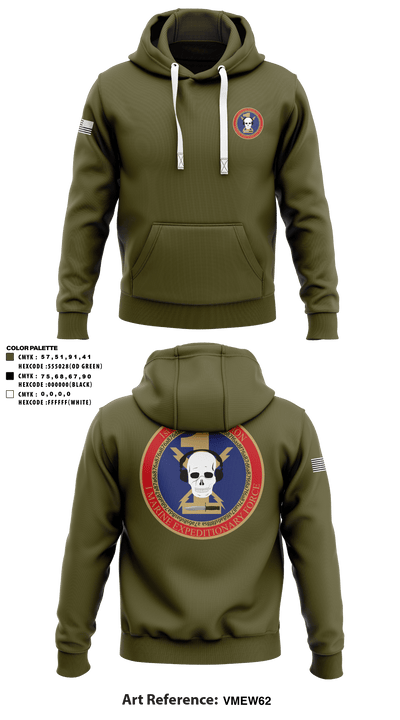 1st Radio Battalion 60701373 Hoodie - 1