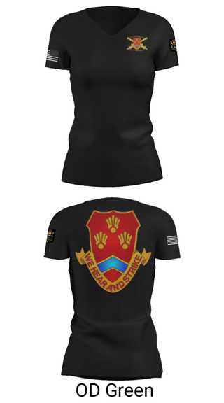 Women's Short Sleeve Vneck Shirt, , National Guard, Teamtime, Team time, sublimation, custom sports apparel, team uniforms, spirit wear, spiritwear, sports uniforms, custom shirts, team store, custom team store, fundraiser sports, apparel fundraiser