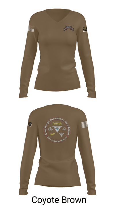 82nd LRSD 20320535 Women's Long Sleeve V-neck Shirt - 38
