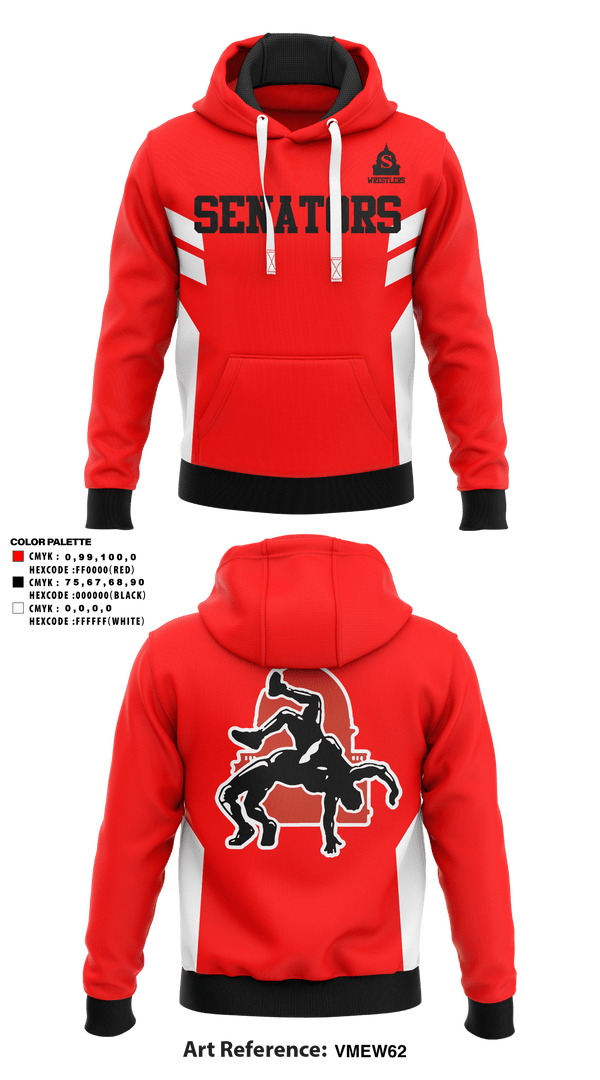 Hoodie, Springfield High School Wrestling, Wrestling, Teamtime, Team time, sublimation, custom sports apparel, team uniforms, spirit wear, spiritwear, sports uniforms, custom shirts, team store, custom team store, fundraiser sports, apparel fundraiser