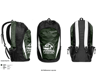 Gear Bag, Ponderosa High School Wrestling, Wrestling, Teamtime, Team time, sublimation, custom sports apparel, team uniforms, spirit wear, spiritwear, sports uniforms, custom shirts, team store, custom team store, fundraiser sports, apparel fundraiser