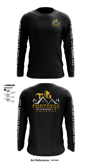 Long Sleeve Performance Shirt, Fortress Exteriors LLC, , Teamtime, Team time, sublimation, custom sports apparel, team uniforms, spirit wear, spiritwear, sports uniforms, custom shirts, team store, custom team store, fundraiser sports, apparel fundraiser