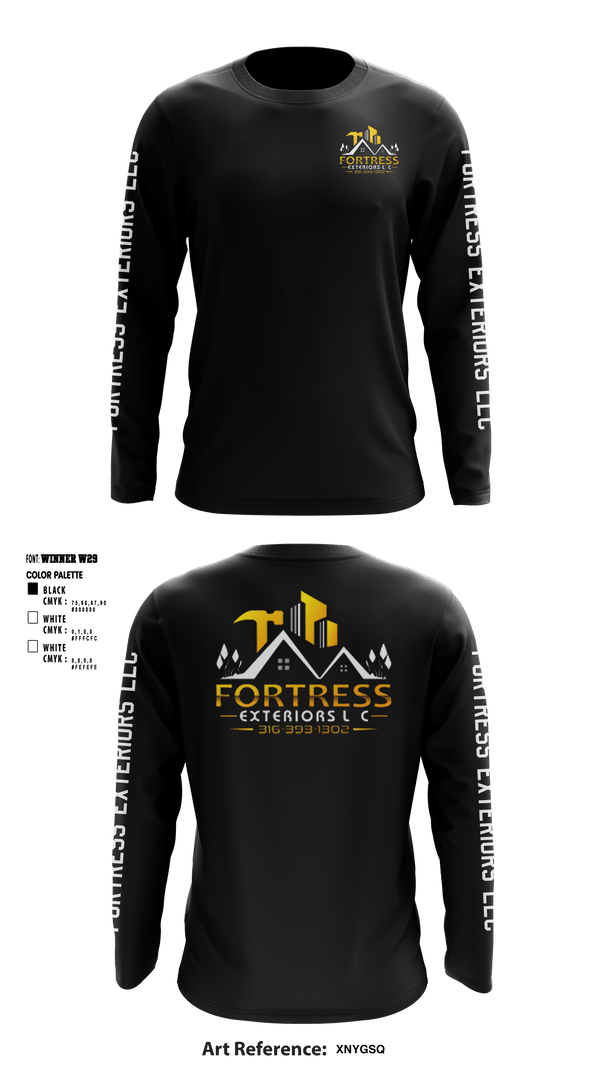 Long Sleeve Performance Shirt, Fortress Exteriors LLC, , Teamtime, Team time, sublimation, custom sports apparel, team uniforms, spirit wear, spiritwear, sports uniforms, custom shirts, team store, custom team store, fundraiser sports, apparel fundraiser