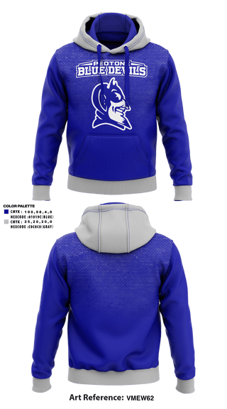Hoodie, Peotone Blue Devils, Wrestling, Teamtime, Team time, sublimation, custom sports apparel, team uniforms, spirit wear, spiritwear, sports uniforms, custom shirts, team store, custom team store, fundraiser sports, apparel fundraiser