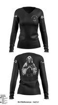 Death's Touch Opie 51753368 Women's Long Sleeve V-neck Shirt - 8