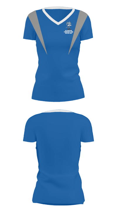 Gladbrook Reinbeck High School Golf 42018722 Women's Short Sleeve V-neck Shirt - 25
