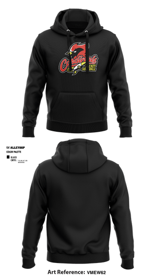 Hoodie, Cardinals Rocket Softball, Softball, Teamtime, Team time, sublimation, custom sports apparel, team uniforms, spirit wear, spiritwear, sports uniforms, custom shirts, team store, custom team store, fundraiser sports, apparel fundraiser