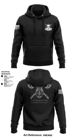 Hoodie, Easy Company 3-47, , Teamtime, Team time, sublimation, custom sports apparel, team uniforms, spirit wear, spiritwear, sports uniforms, custom shirts, team store, custom team store, fundraiser sports, apparel fundraiser