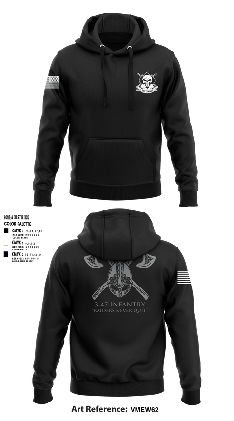 Hoodie, Easy Company 3-47, , Teamtime, Team time, sublimation, custom sports apparel, team uniforms, spirit wear, spiritwear, sports uniforms, custom shirts, team store, custom team store, fundraiser sports, apparel fundraiser