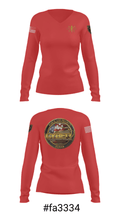D 551 78259560 Women's Long Sleeve V-neck Shirt - 37