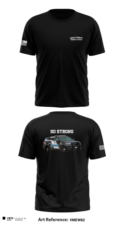 Eagle County Sheriff’s Office 21262953 Short Sleeve Performance Shirt - 1