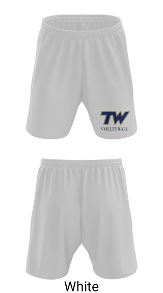 Athletic Shorts With Pockets, Tri-West Middle School Volleyball, Men's Volleyball, Teamtime, Team time, sublimation, custom sports apparel, team uniforms, spirit wear, spiritwear, sports uniforms, custom shirts, team store, custom team store, fundraiser sports, apparel fundraiser