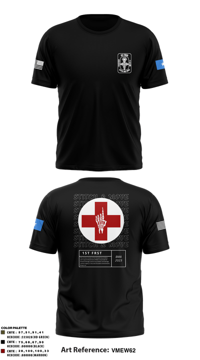 1st FRSD 86296727 Short Sleeve Performance Shirt - 62