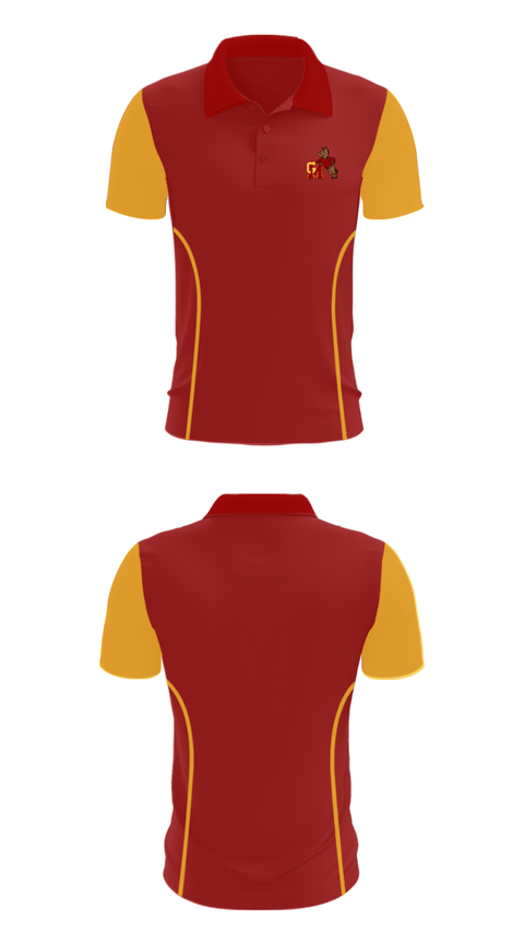 Short Sleeve Performance Polo, Governor Mifflin High School Basketball, Women's Basketball, Teamtime, Team time, sublimation, custom sports apparel, team uniforms, spirit wear, spiritwear, sports uniforms, custom shirts, team store, custom team store, fundraiser sports, apparel fundraiser