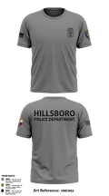 Hillsboro Police Department 31441057 Short Sleeve Performance Shirt - 6