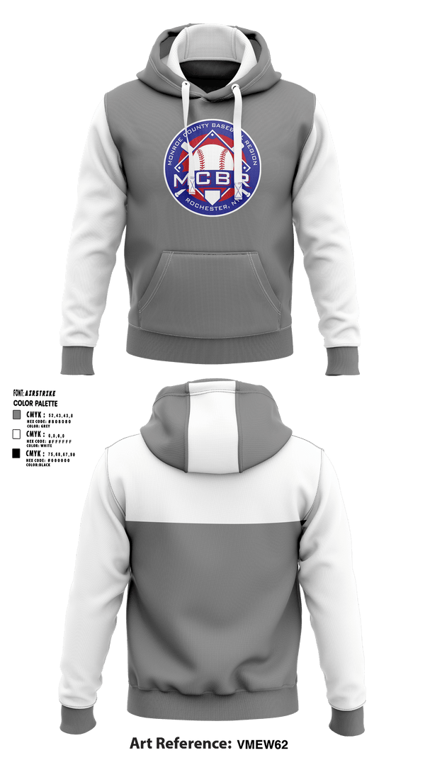 Hoodie, Monroe County Baseball Region, Baseball, Teamtime, Team time, sublimation, custom sports apparel, team uniforms, spirit wear, spiritwear, sports uniforms, custom shirts, team store, custom team store, fundraiser sports, apparel fundraiser