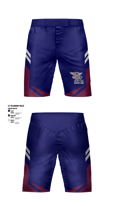 Scripps Ranch High School Wrestling 71222624 Fight Shorts - 2