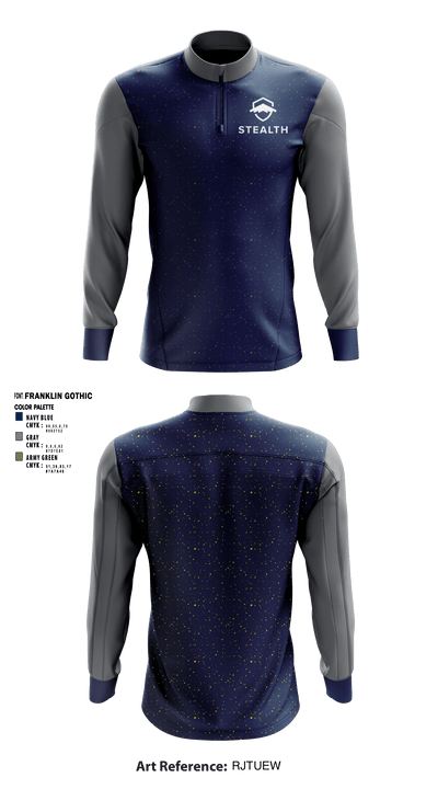 Stealth customs 84323734 Quarter Zip Jacket - 1