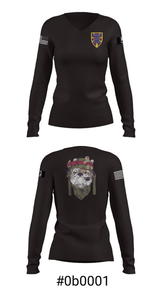 Women's Long Sleeve Vneck Shirt, , Army, Teamtime, Team time, sublimation, custom sports apparel, team uniforms, spirit wear, spiritwear, sports uniforms, custom shirts, team store, custom team store, fundraiser sports, apparel fundraiser