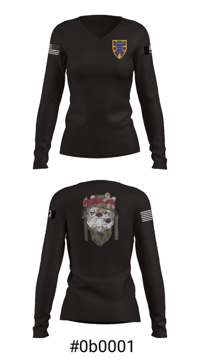 359th ICTC 57299121 Women's Long Sleeve V-neck Shirt - 37
