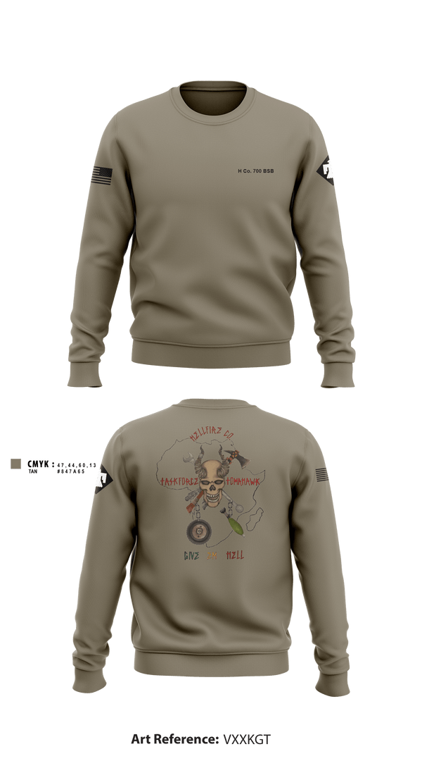 Crew Neck Sweatshirt, , Army, Teamtime, Team time, sublimation, custom sports apparel, team uniforms, spirit wear, spiritwear, sports uniforms, custom shirts, team store, custom team store, fundraiser sports, apparel fundraiser