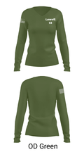 Lowell CI 94359457 Women's Long Sleeve V-neck Shirt - 40