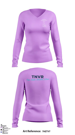 Women's Long Sleeve Vneck Shirt, HAPPSEI, , Teamtime, Team time, sublimation, custom sports apparel, team uniforms, spirit wear, spiritwear, sports uniforms, custom shirts, team store, custom team store, fundraiser sports, apparel fundraiser