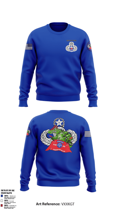 82nd BSB 82nd ABN DIV 96465842 Crew Neck Sweatshirt - 5