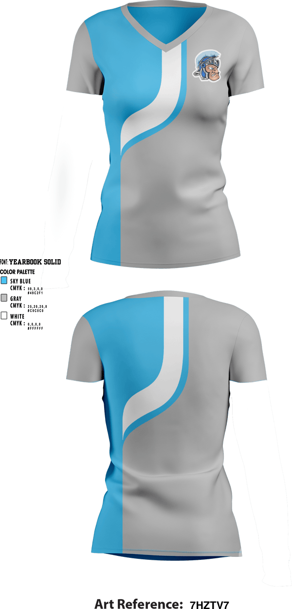 Women's Short Sleeve Vneck Shirt, Widefield High School Swimming, Swimming, Teamtime, Team time, sublimation, custom sports apparel, team uniforms, spirit wear, spiritwear, sports uniforms, custom shirts, team store, custom team store, fundraiser sports, apparel fundraiser