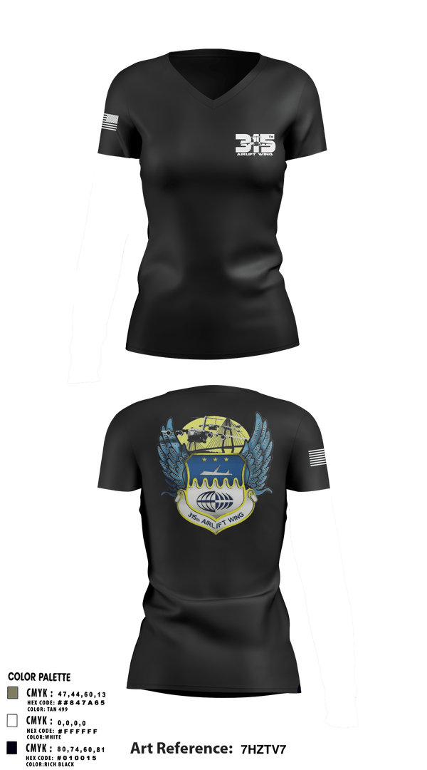 Women's Short Sleeve Vneck Shirt, , Air Force, Teamtime, Team time, sublimation, custom sports apparel, team uniforms, spirit wear, spiritwear, sports uniforms, custom shirts, team store, custom team store, fundraiser sports, apparel fundraiser