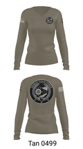 0730 39285045 Women's Long Sleeve V-neck Shirt - 41