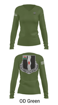 3rd Battalion 60th infantry Regiment River Raiders 94205182 Women's Long Sleeve V-neck Shirt - 31