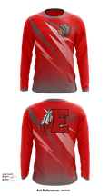Edgewood High School Swimming 40167347 Long Sleeve Performance Shirt - 1