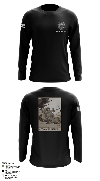 EMF CP DET SAC 86149634 Long Sleeve Performance Shirt - 3