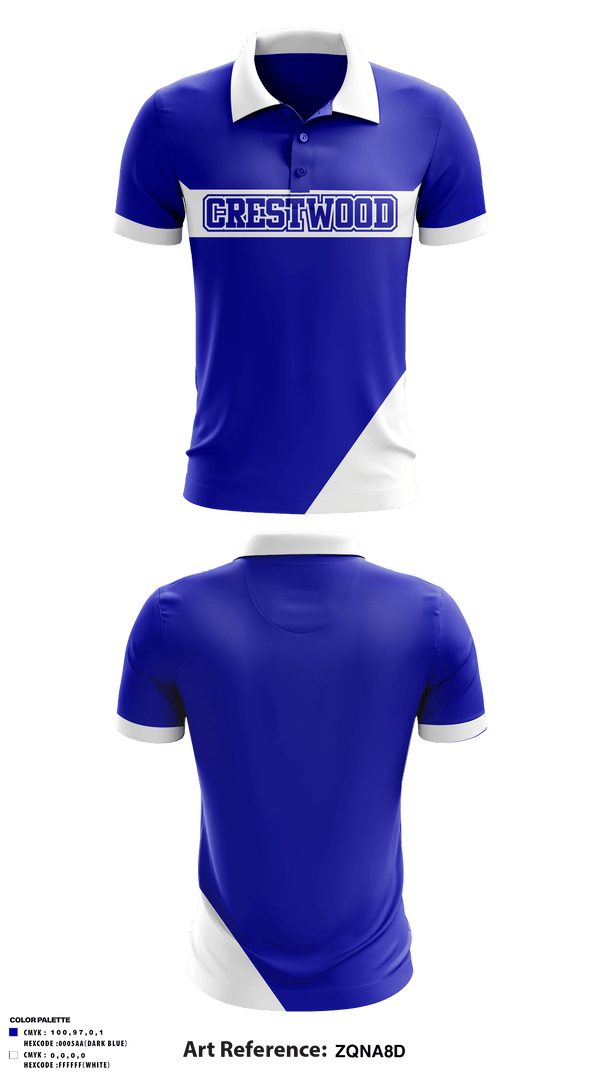 Short Sleeve Performance Polo, Crestwood Elementary School, Spirit Store, Teamtime, Team time, sublimation, custom sports apparel, team uniforms, spirit wear, spiritwear, sports uniforms, custom shirts, team store, custom team store, fundraiser sports, apparel fundraiser