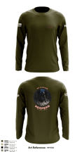 49th A co 1st Platoon REAPERS 78641109 Long Sleeve Performance Shirt - 3