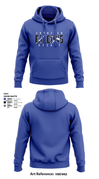 Hoodie, Frontier Central Hockey, Hockey, Teamtime, Team time, sublimation, custom sports apparel, team uniforms, spirit wear, spiritwear, sports uniforms, custom shirts, team store, custom team store, fundraiser sports, apparel fundraiser