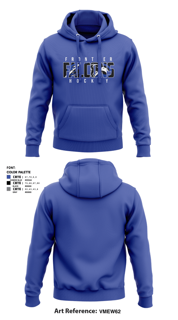 Hoodie, Frontier Central Hockey, Hockey, Teamtime, Team time, sublimation, custom sports apparel, team uniforms, spirit wear, spiritwear, sports uniforms, custom shirts, team store, custom team store, fundraiser sports, apparel fundraiser