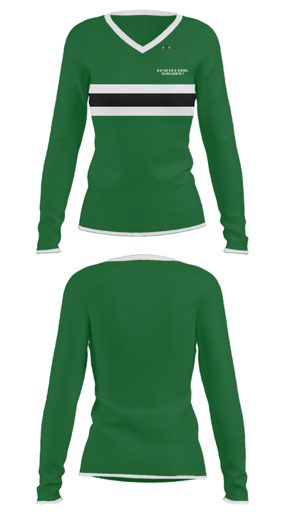 Naples High School Cross Country 92090853 Women's Long Sleeve V-neck Shirt - 8