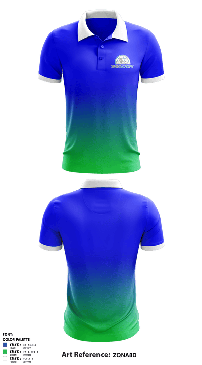 Sphinx Academy 17905082 Short Sleeve Performance Polo - 1