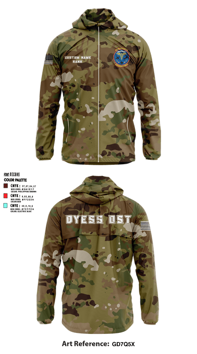 Dyess AFB Operational Support Team 10526750 Windbreaker - 1