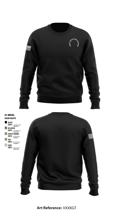 Bingham County Sheriff 36858547 Crew Neck Sweatshirt - 1