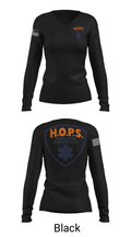 HOPS EMS 88989109 Women's Long Sleeve V-neck Shirt - 39
