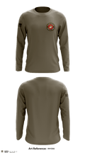 3rd Battalion 6th Marines Kilo Company 45058501 Long Sleeve Performance Shirt - 2