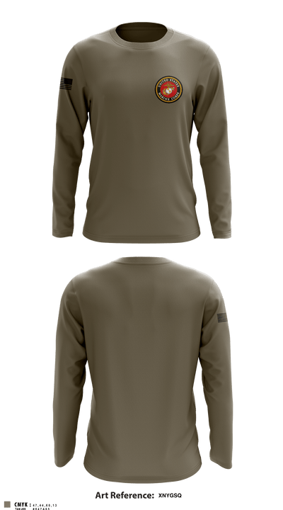 3rd Battalion 6th Marines Kilo Company 45058501 Long Sleeve Performance Shirt - 2